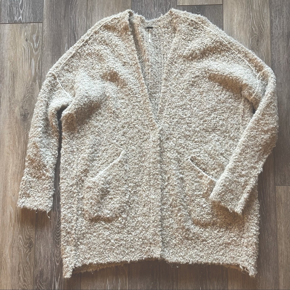 Free People boucle alpaca sweater